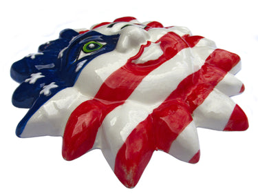 Mr. 4th of July Sun! - Ceramic Sun Hand Painted In Spain